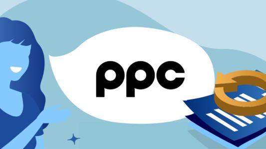 ppc logo și imagine cu indexul pe factură