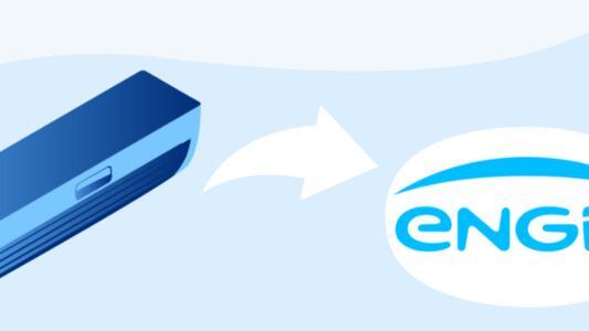imagine cu aparat de aer conditionat si logo Engie